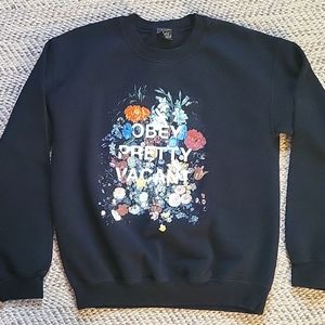 OBEY PRETTY VACANT Sweatshirt Floral/black Small